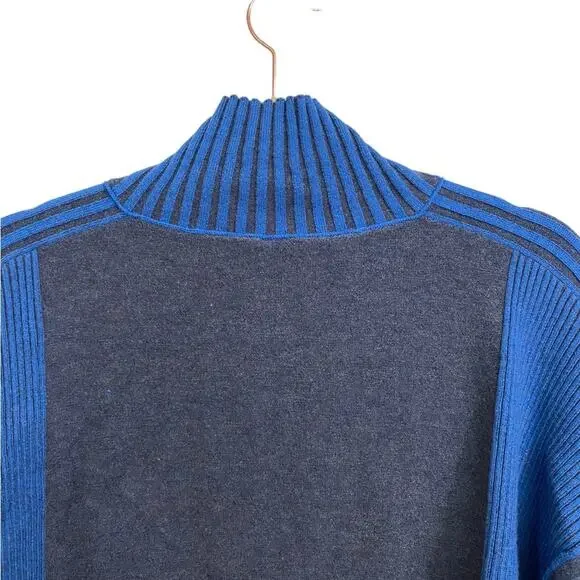 Daily Practice Blue Two Tone Crop Jacket Sz S - Picture 11 of 15